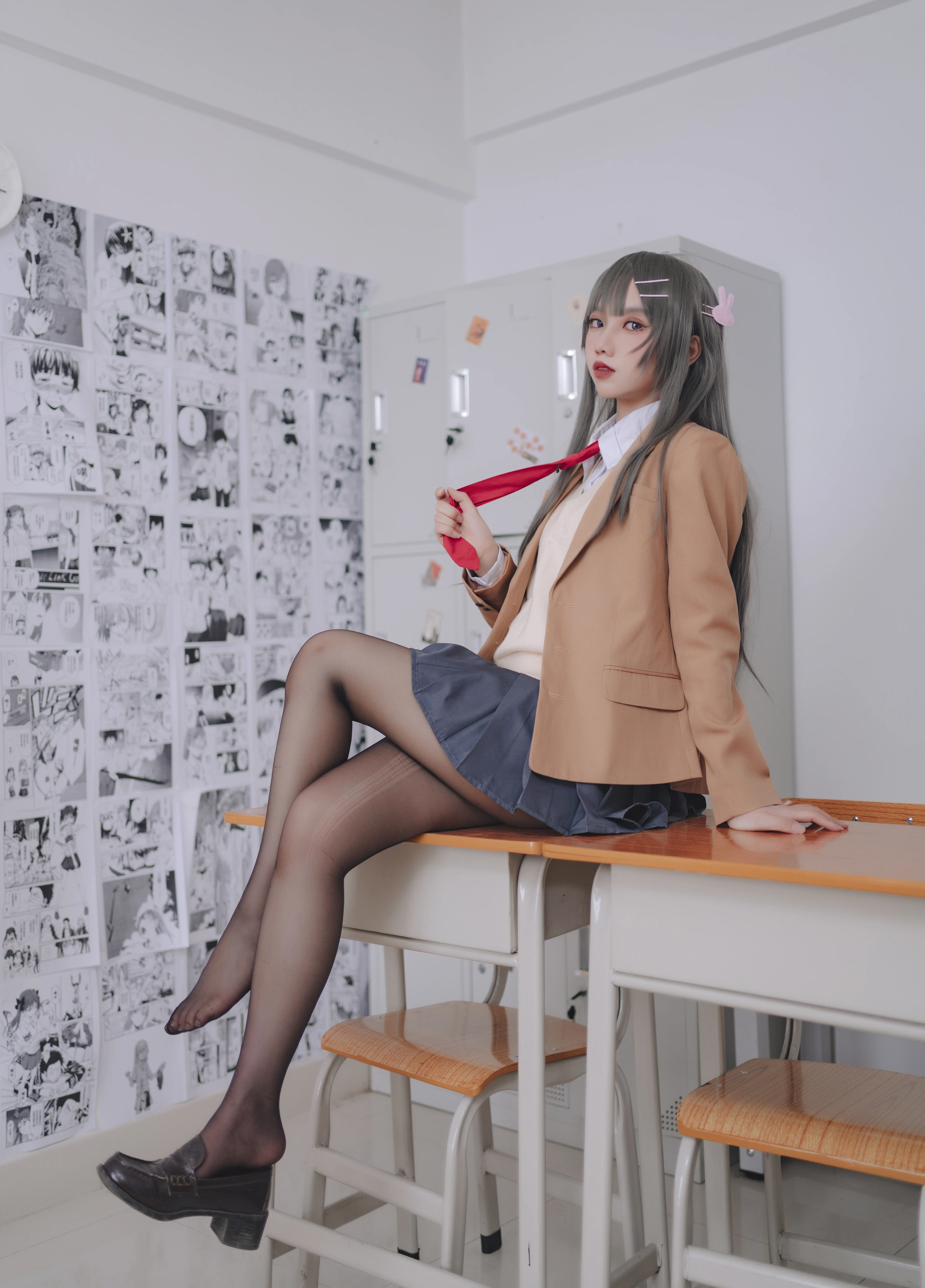 果咩酱w - NO.43 麻衣校服 3
